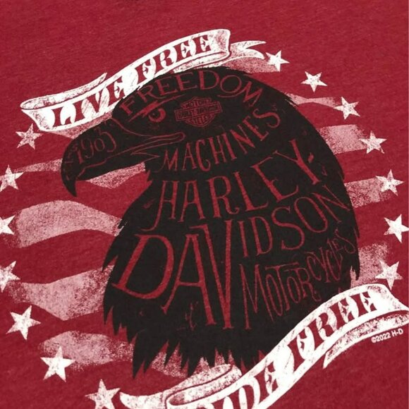 Harley-Davidson T-shirt Large Women, Stretchy-ROSWELL GEORGIA - Picture 2 of 5